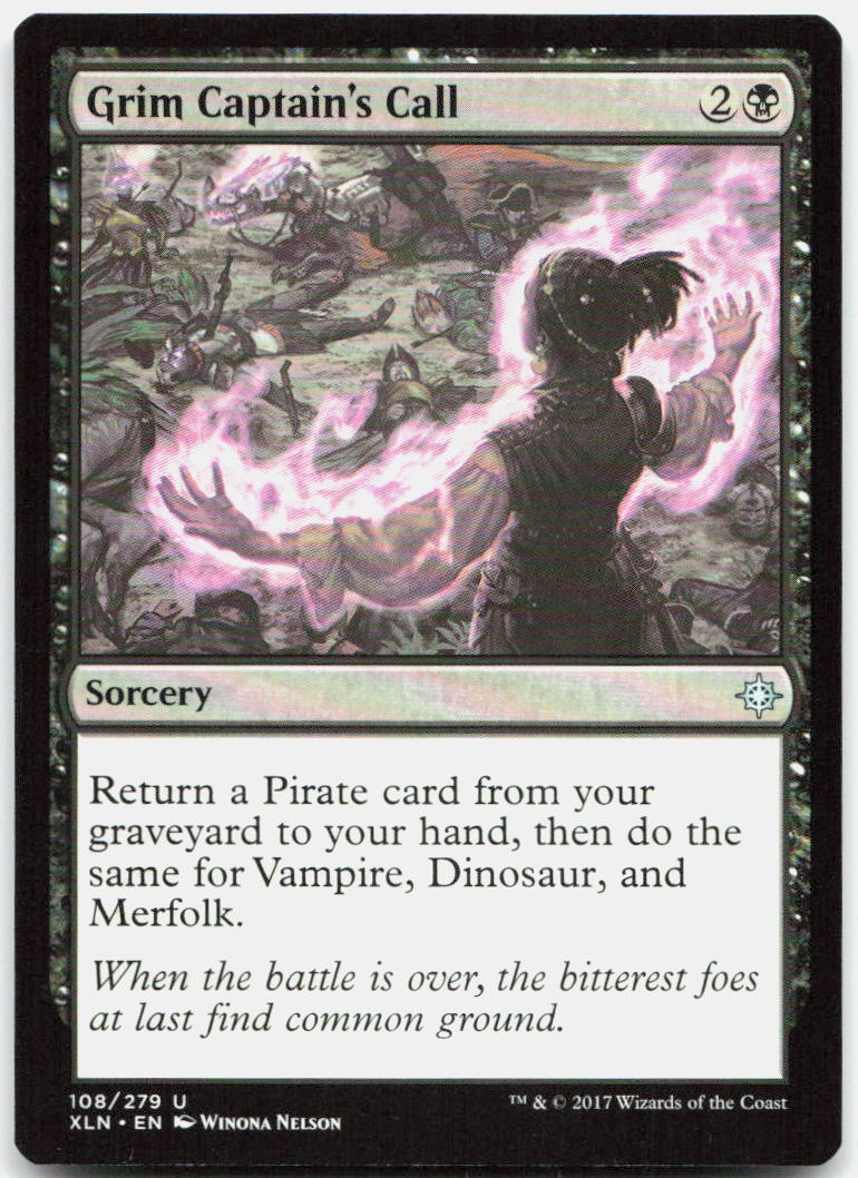Grim Captain's Call NM U Ixalan 108