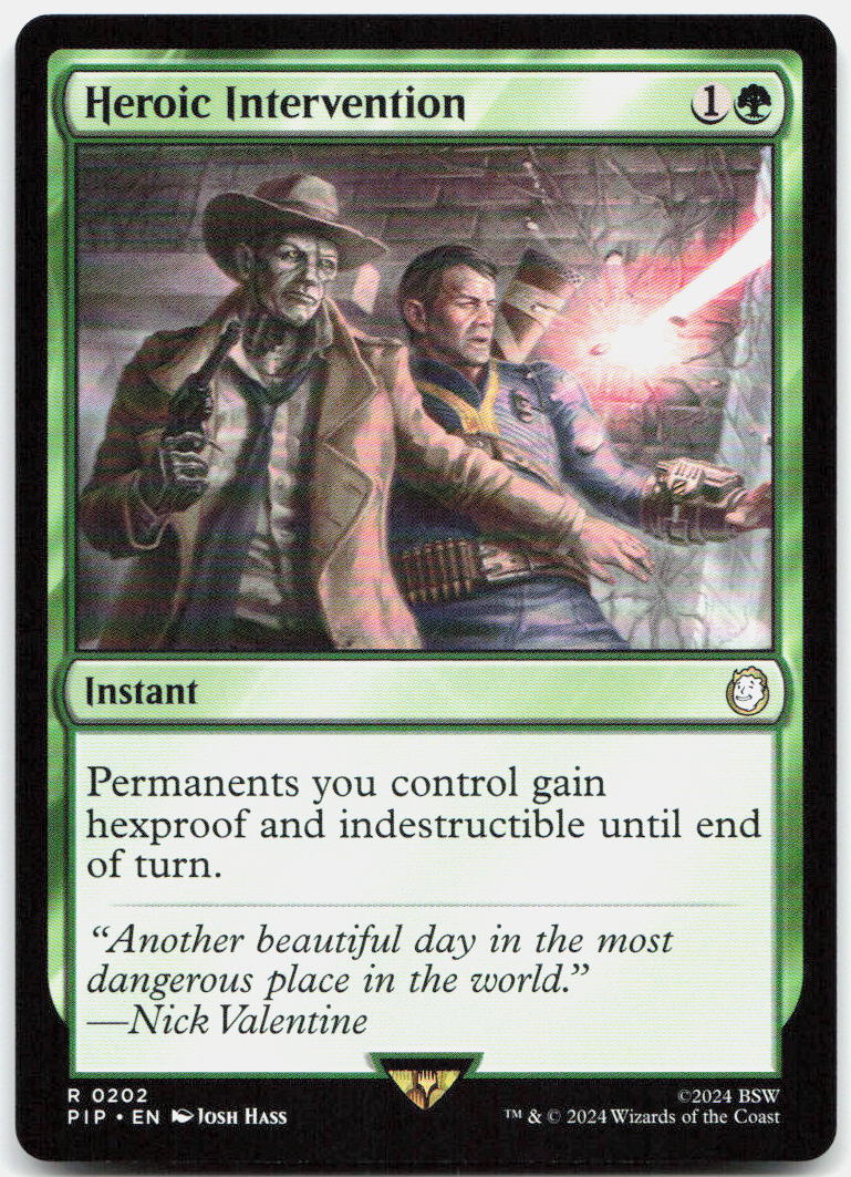 Heroic Intervention NM R Universes Beyond: Fallout 202
