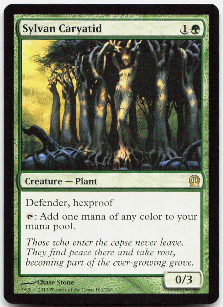 Sylvan Caryatid NM R Theros 180