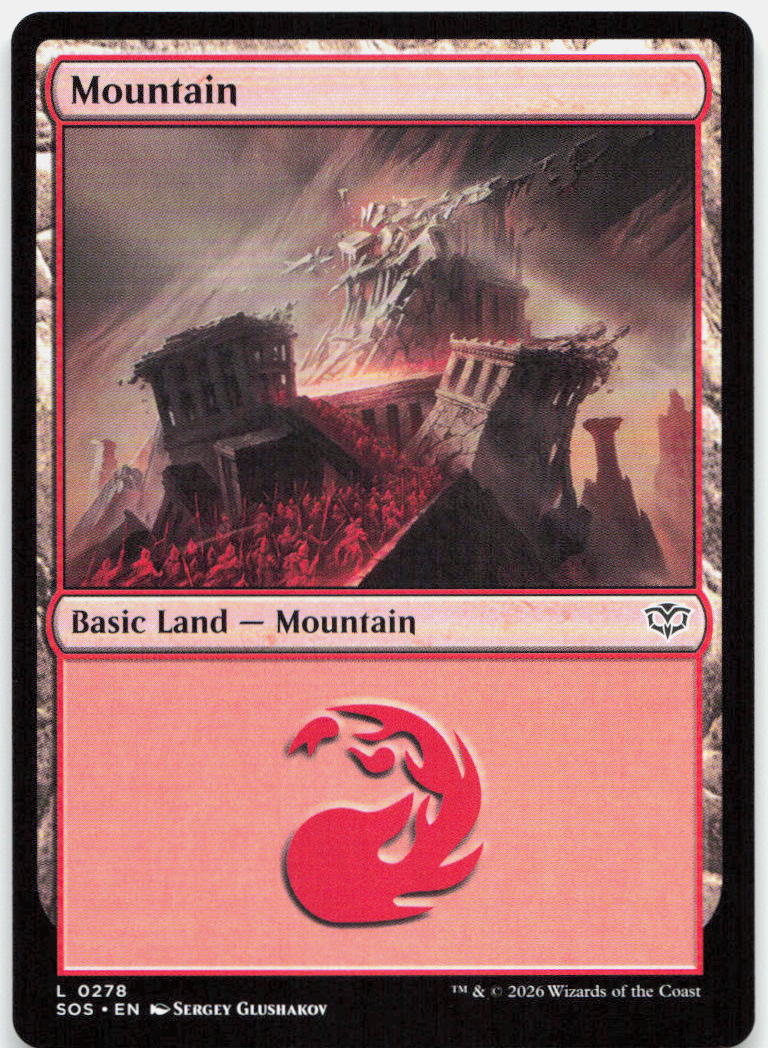 Mountain NM L Secrets of Strixhaven 278