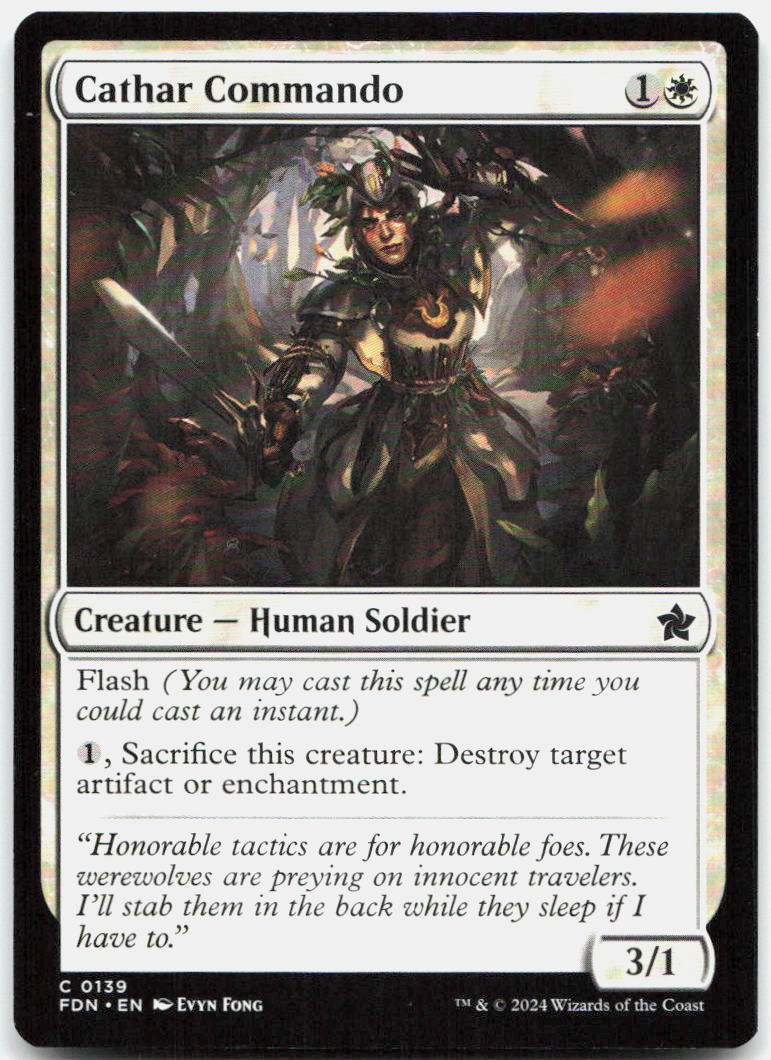 Cathar Commando NM C Foundations 139