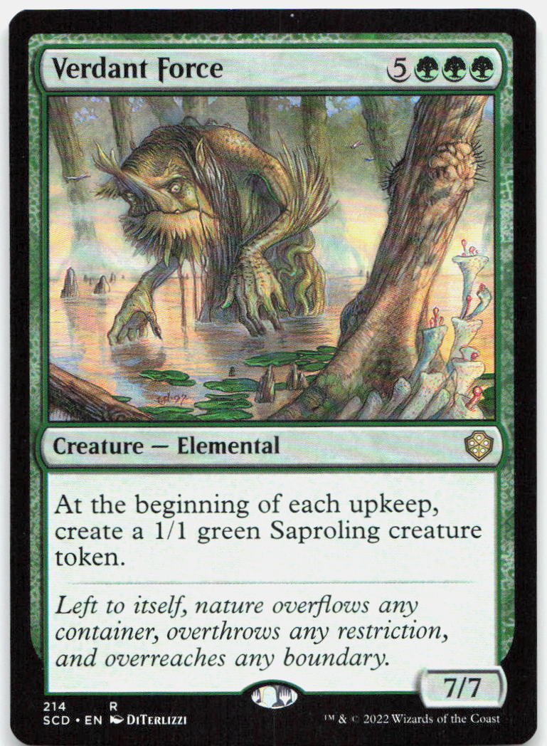 Verdant Force NM R Starter Commander Decks 214