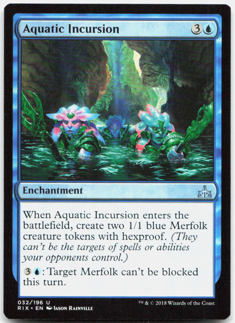 Aquatic Incursion NM U Rivals of Ixalan 32