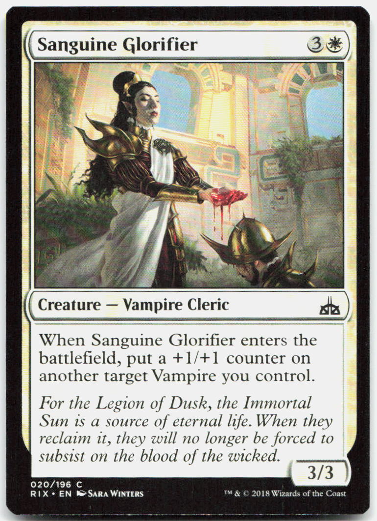 Sanguine Glorifier NM C Rivals of Ixalan 20