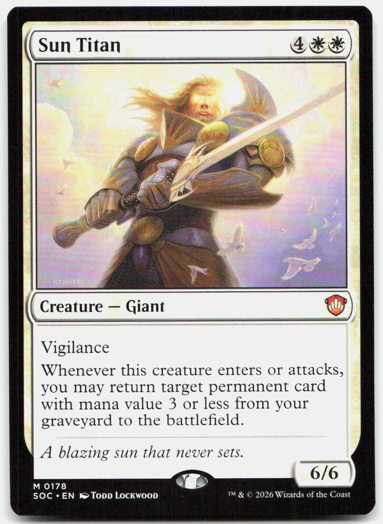 Sun Titan NM M Commander: Secrets of Strixhaven 178