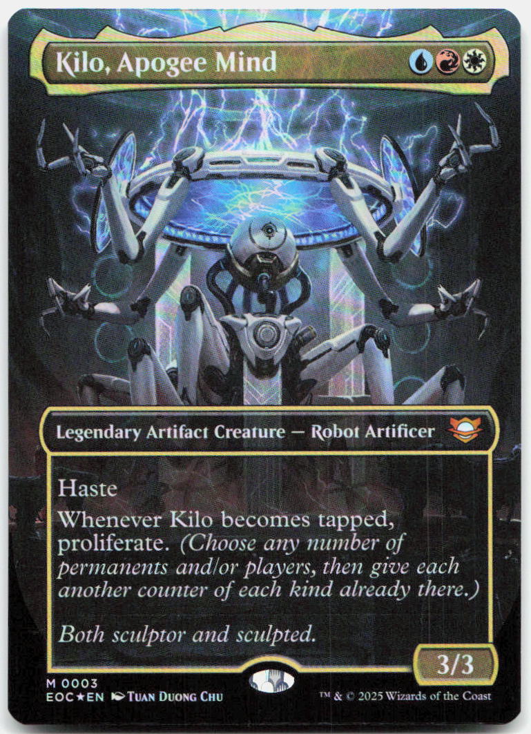 Kilo, Apogee Mind (Borderless) NM Foil M Commander: Edge of Eternities 3