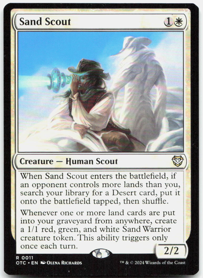 Sand Scout NM R Commander: Outlaws of Thunder Junction 11