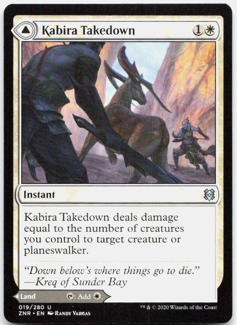 Kabira Takedown NM U Zendikar Rising 19