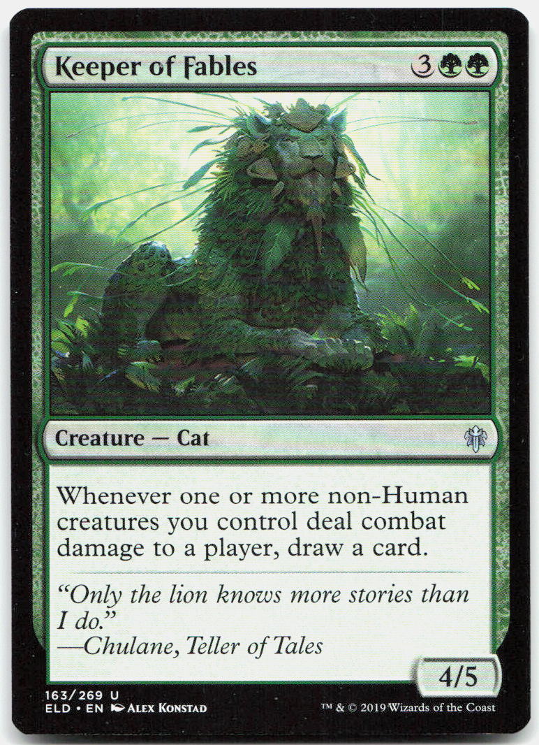 Keeper of Fables NM U Throne of Eldraine 163
