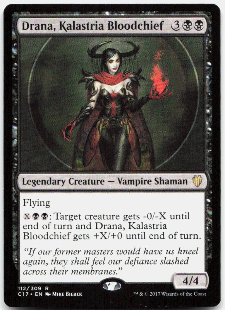 Drana, Kalastria Bloodchief NM R Commander 2017 112