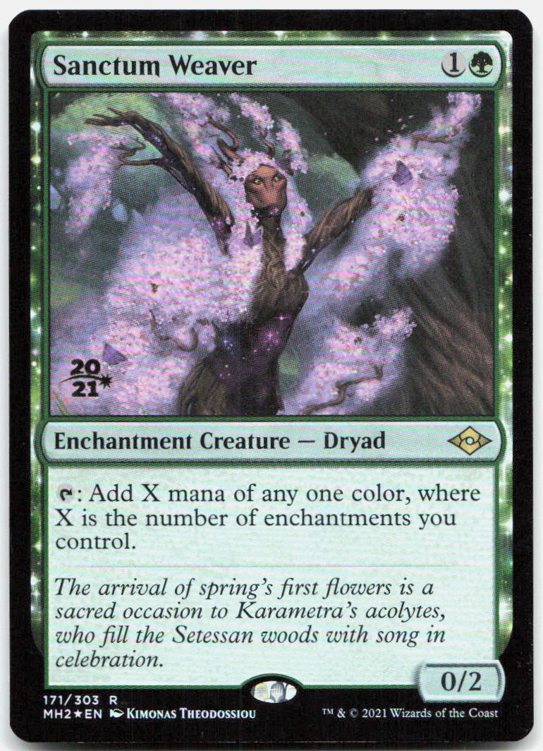 Sanctum Weaver NM Foil R Prerelease Cards 171