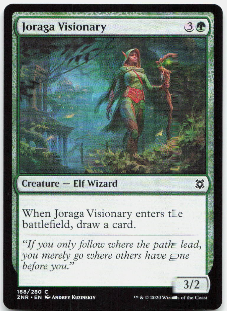 Joraga Visionary NM C Zendikar Rising 188