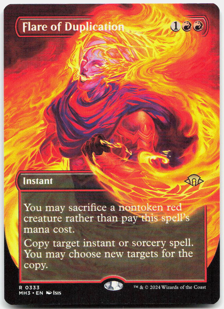 Flare of Duplication (Borderless) NM R Modern Horizons 3 333