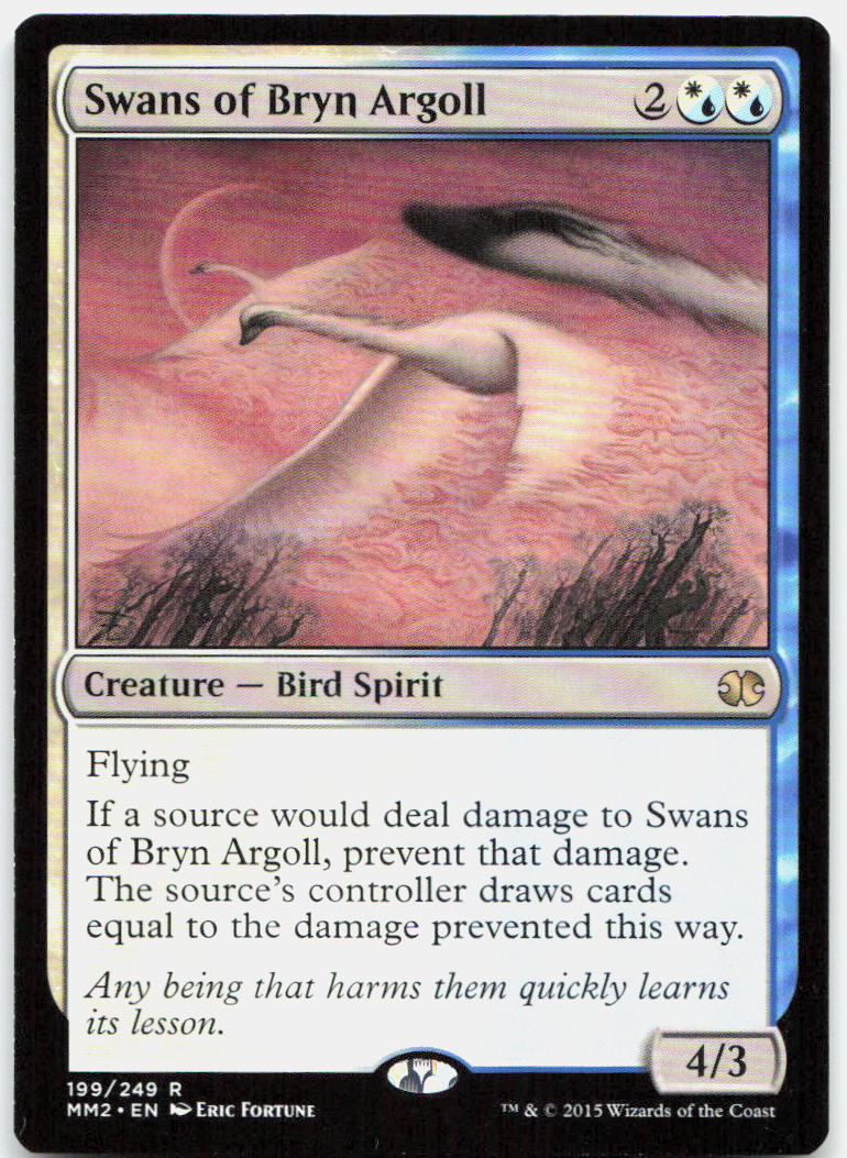 Swans of Bryn Argoll NM R Modern Masters 2015 199
