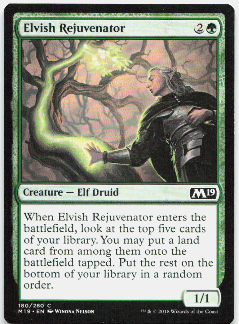 Elvish Rejuvenator NM C Core Set 2019 180