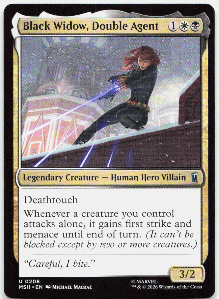 Black Widow, Double Agent NM U Marvel Super Heroes 208