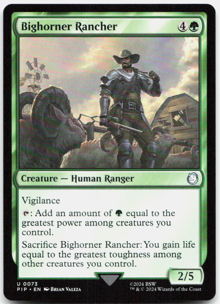 Bighorner Rancher NM U Universes Beyond: Fallout 73