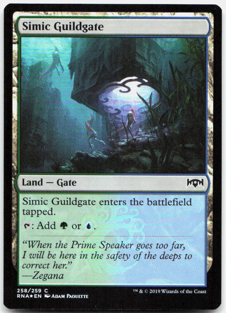 Simic Guildgate NM Foil C Ravnica Allegiance 258