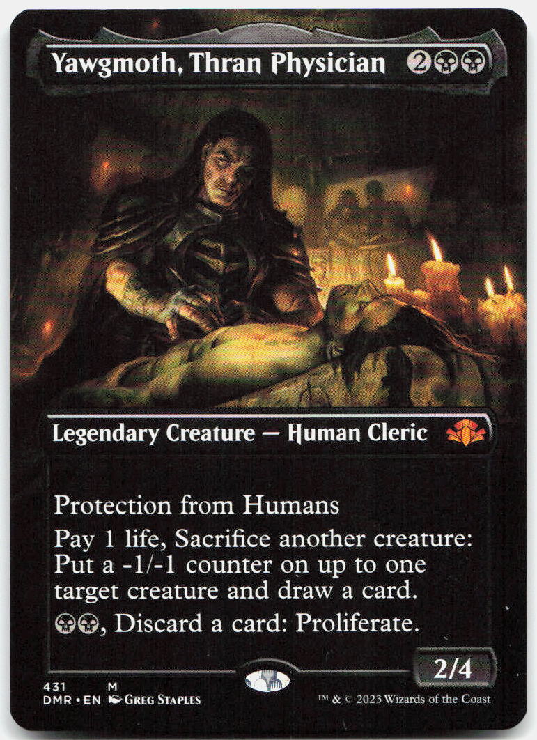 Yawgmoth, Thran Physician (Borderless) NM M Dominaria Remastered 431