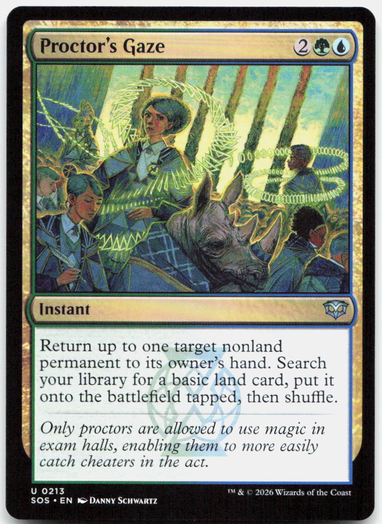 Proctor's Gaze NM U Secrets of Strixhaven 213