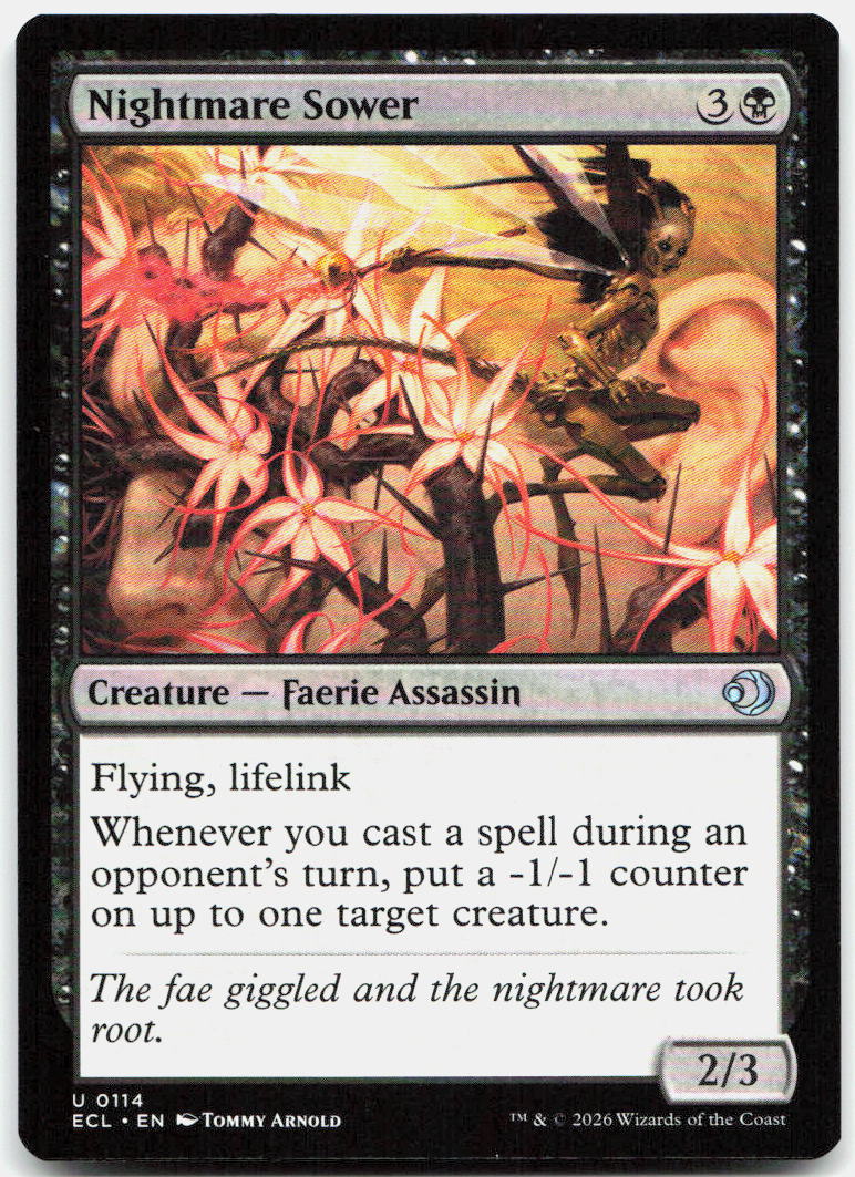Nightmare Sower NM U Lorwyn Eclipsed 114