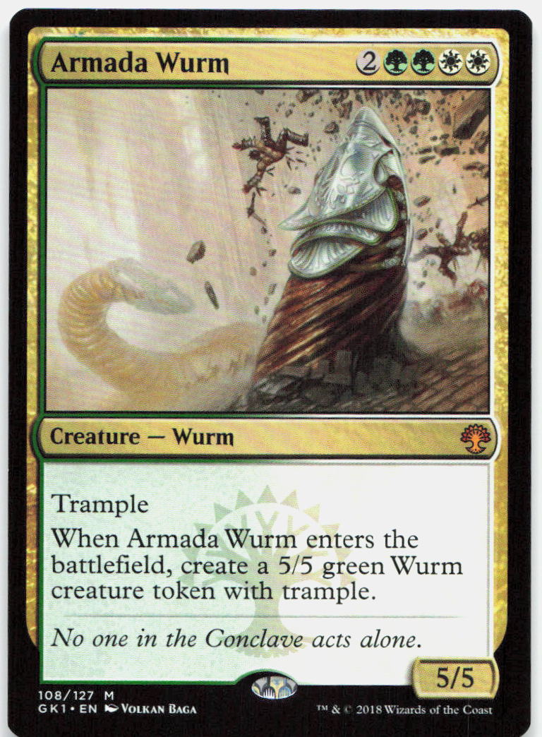 Armada Wurm NM M Guilds of Ravnica: Guild Kits 108
