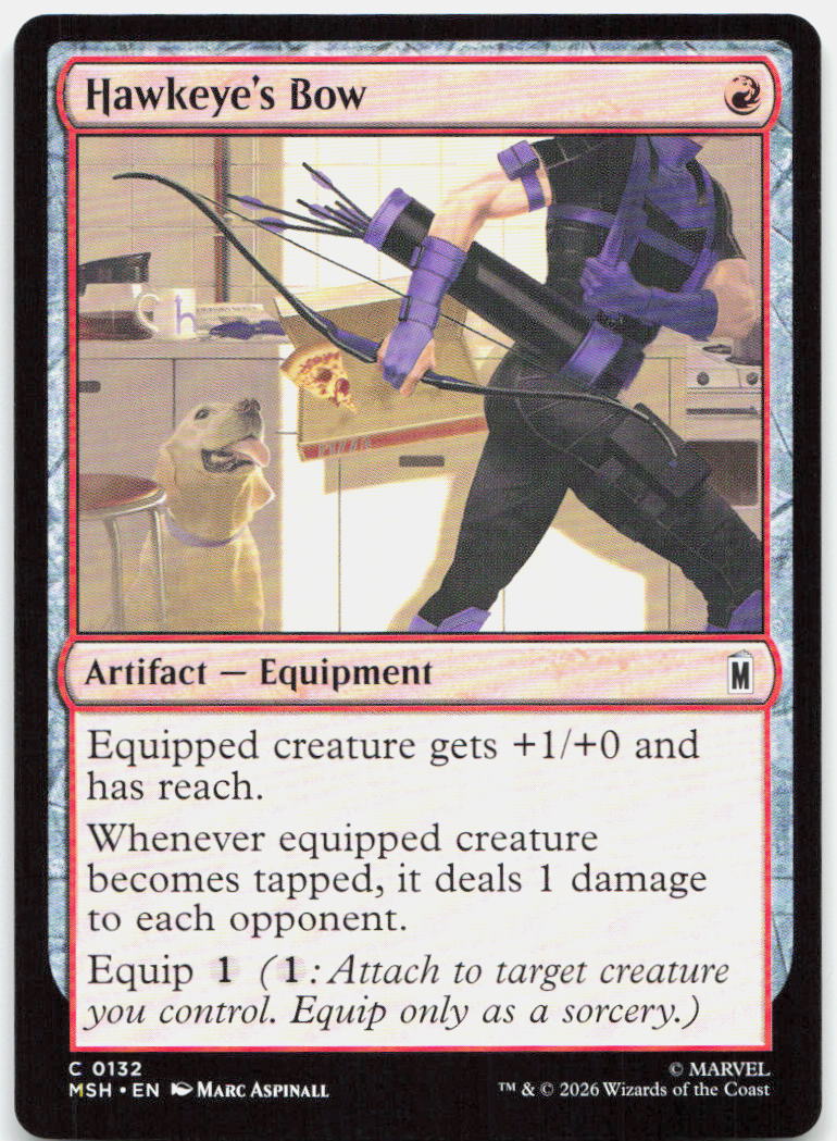 Hawkeye's Bow NM C Marvel Super Heroes 132