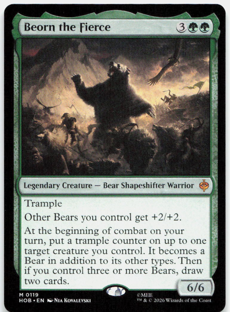 Beorn the Fierce NM M The Hobbit 119