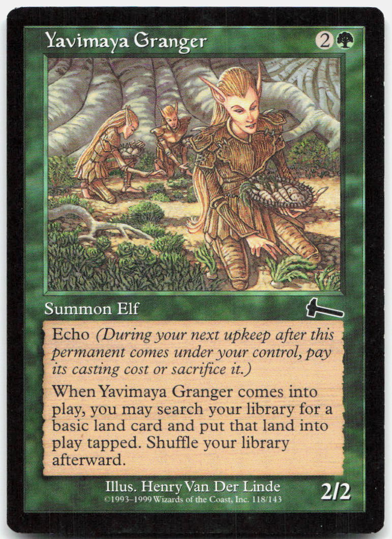 Yavimaya Granger NM C Urza's Legacy 118