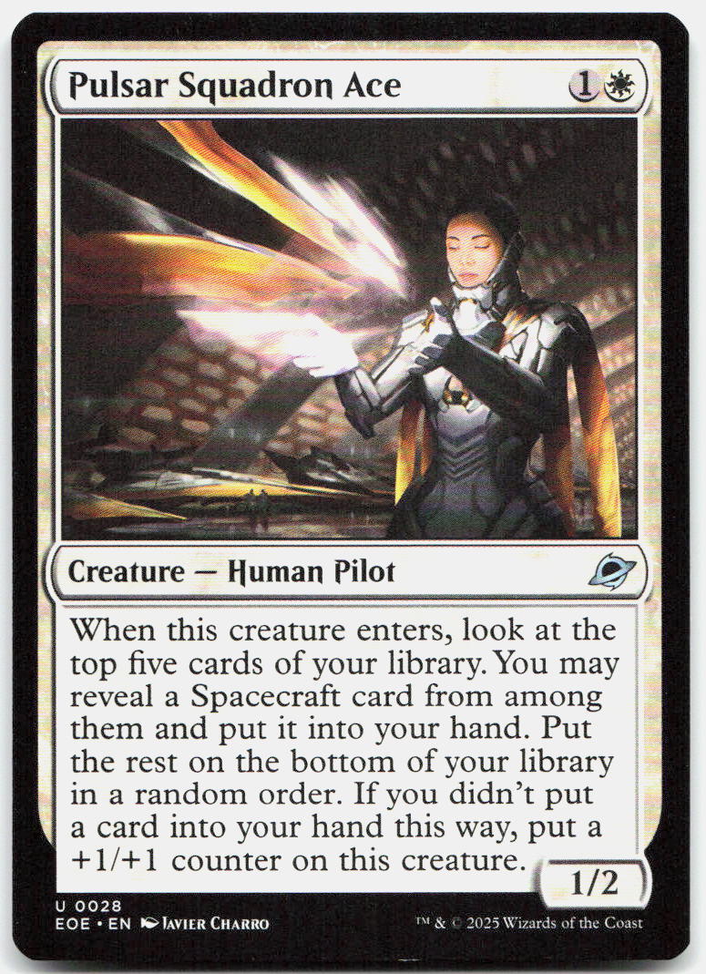 Pulsar Squadron Ace NM U Edge of Eternities 28