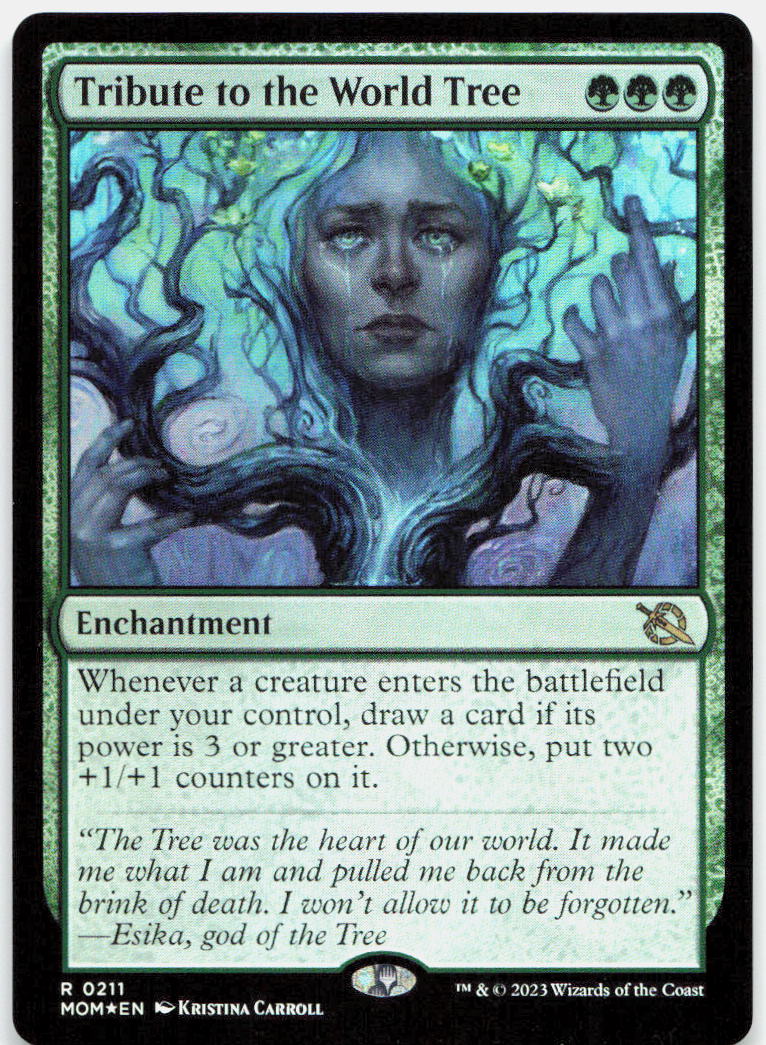 Tribute to the World Tree NM Foil R March of the Machine 211