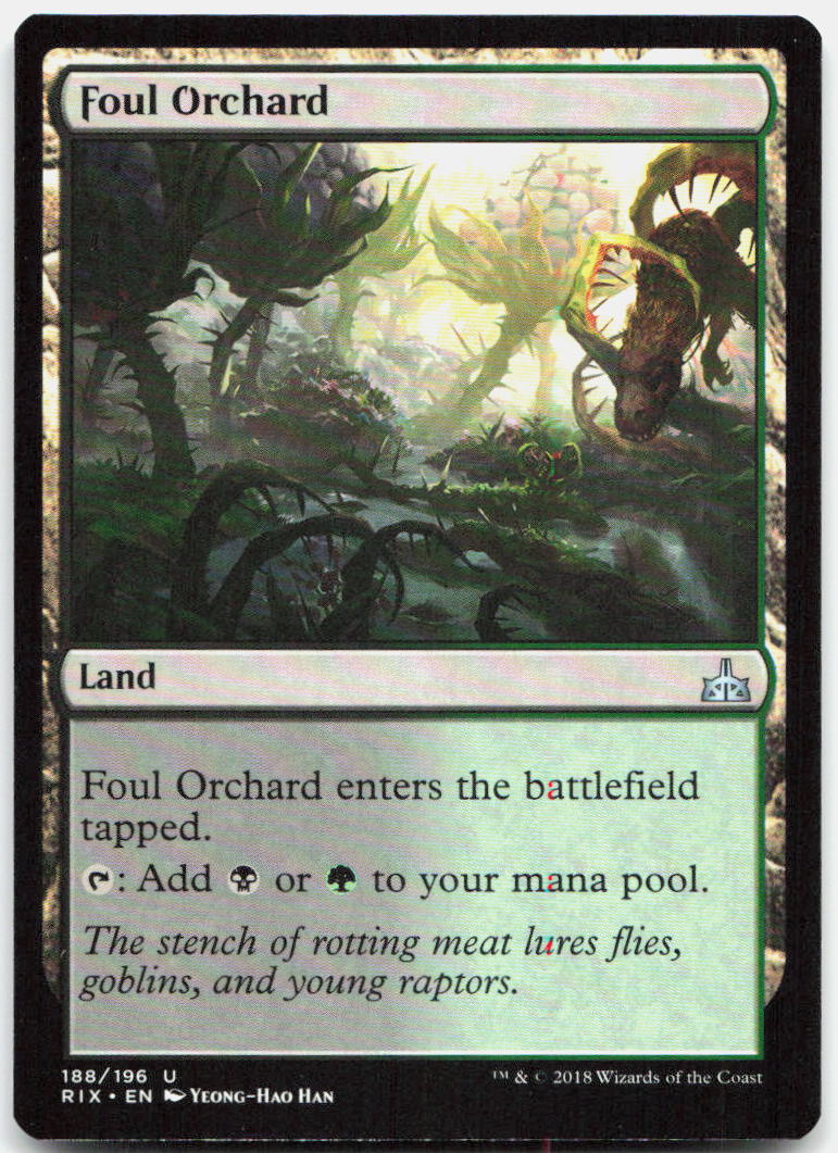 Foul Orchard NM U Rivals of Ixalan 188