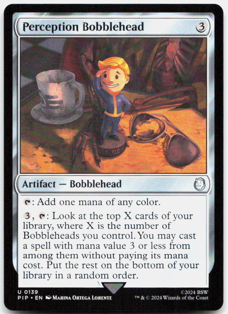 Perception Bobblehead NM U Universes Beyond: Fallout 139