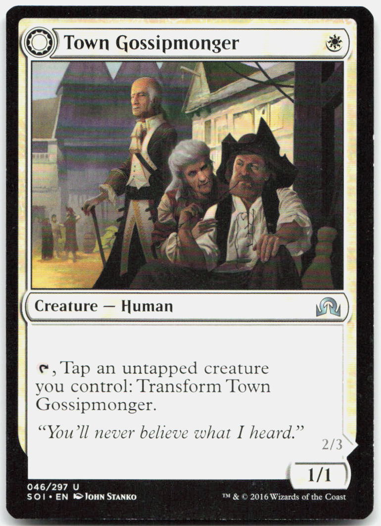Town Gossipmonger NM U Innistrad Remastered 46