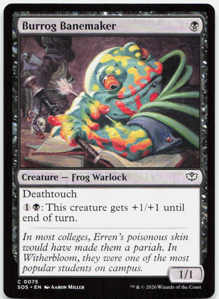 Burrog Banemaker NM C Secrets of Strixhaven 75