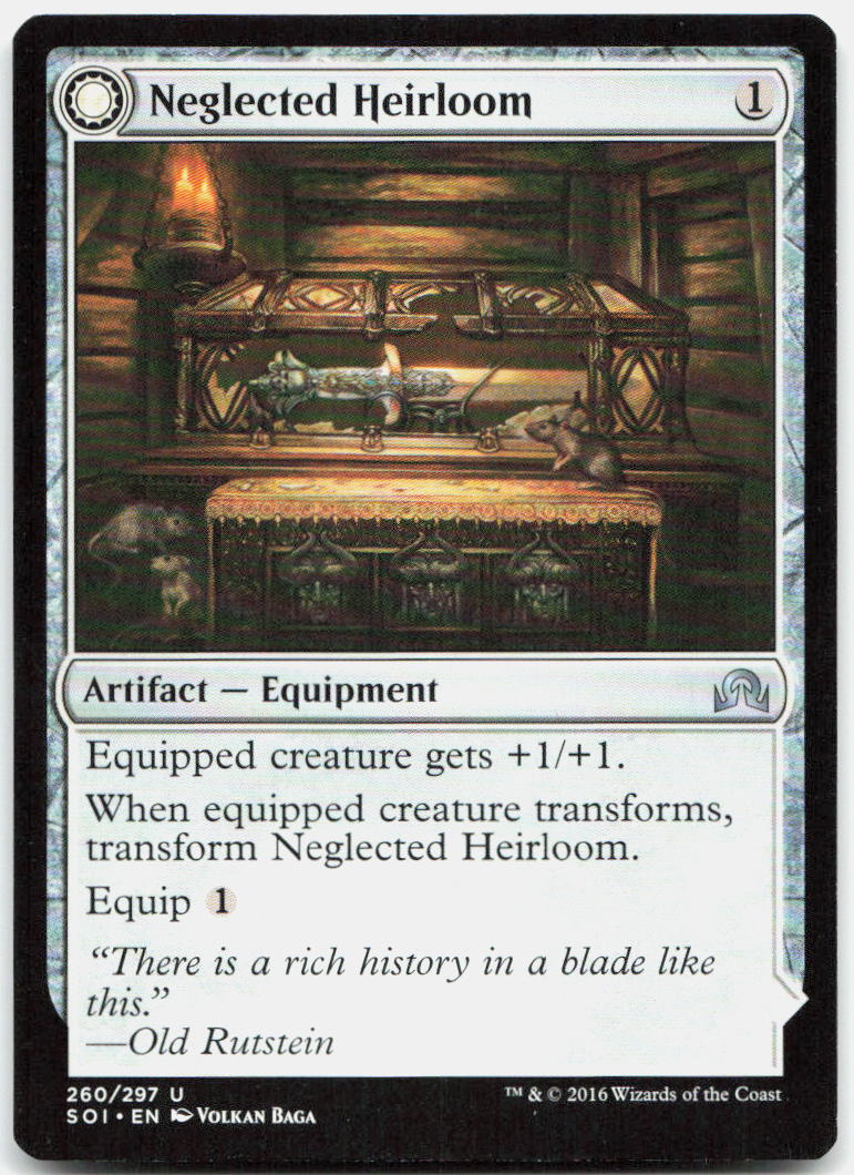 Neglected Heirloom NM U Shadows over Innistrad 260