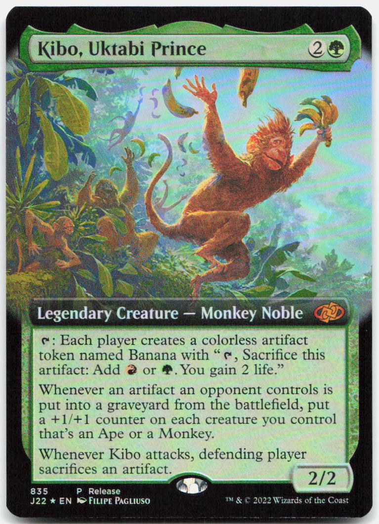 Kibo, Uktabi Prince (Extended Art) NM Foil M Promos 835