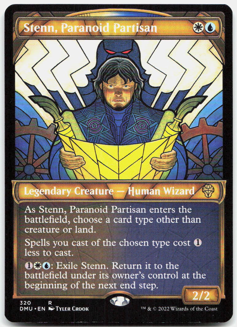 Stenn, Paranoid Partisan (Showcase) NM R Dominaria United 320