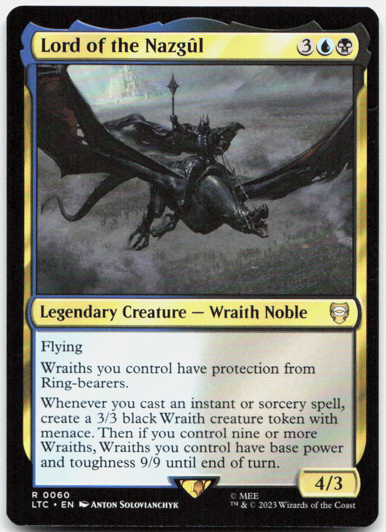 Lord of the Nazgul NM R : The Lord of the Rings: Tales of Middle-earth 60