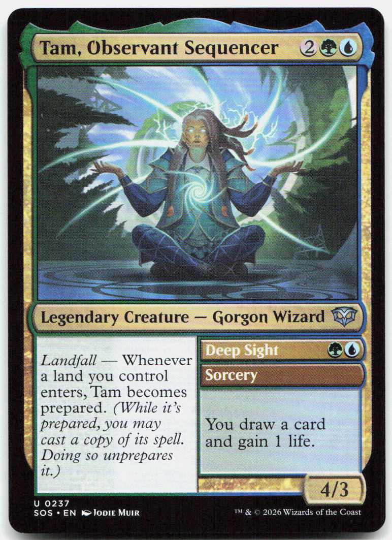 Tam, Observant Sequencer NM U Secrets of Strixhaven 237