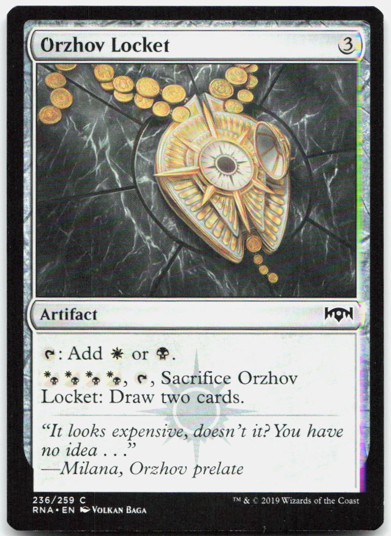 Orzhov Locket NM C Ravnica Allegiance 236