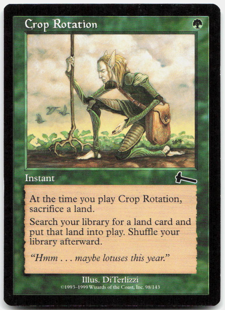 Crop Rotation NM C Urza's Legacy 98