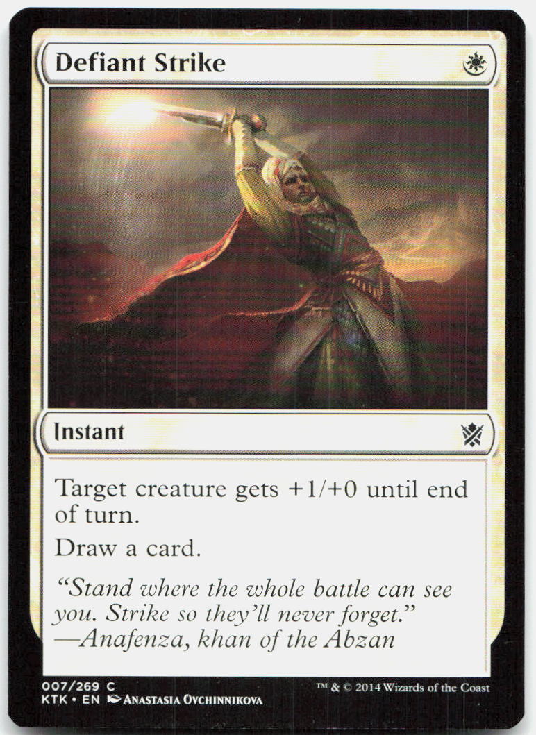 Defiant Strike NM C Khans of Tarkir 7