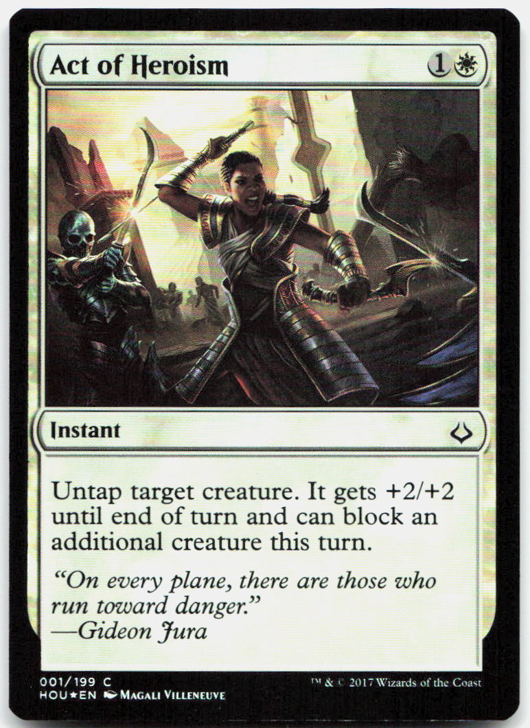 Act of Heroism NM Foil C Masters 25 1