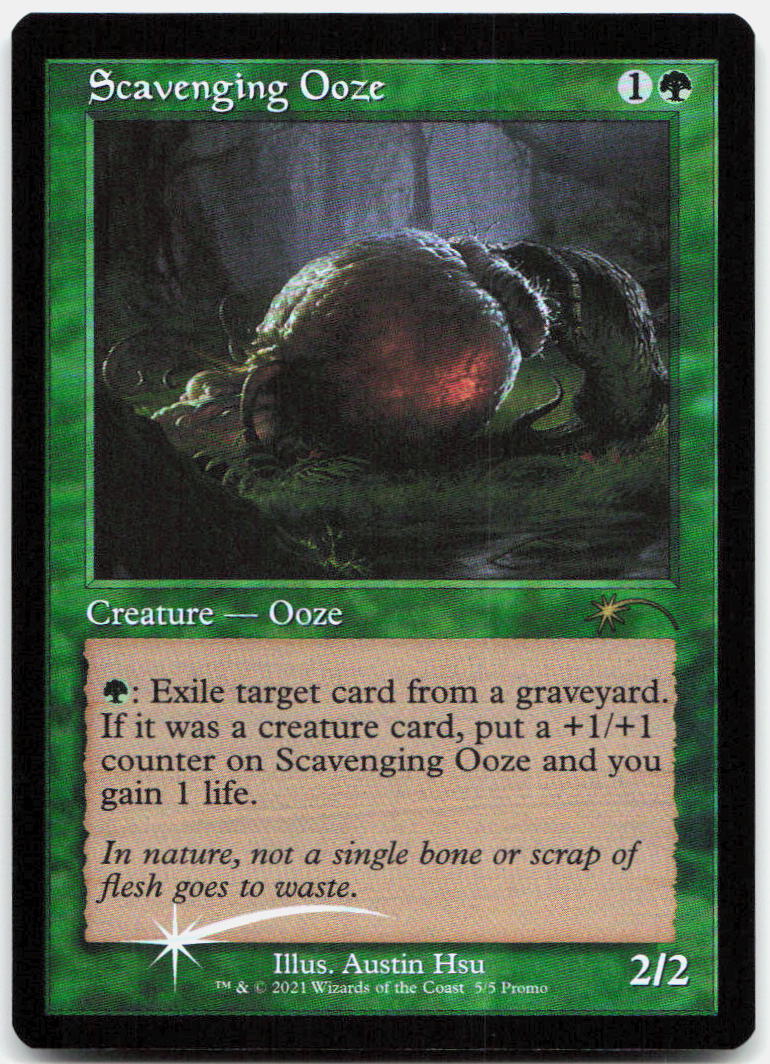 Scavenging Ooze (Retro Frame) NM Foil P WPN & Gateway Promos 5
