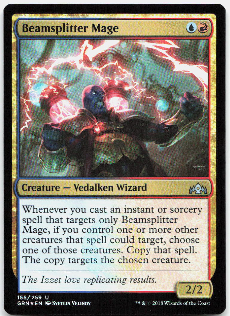 Beamsplitter Mage NM Foil U Guilds of Ravnica 155