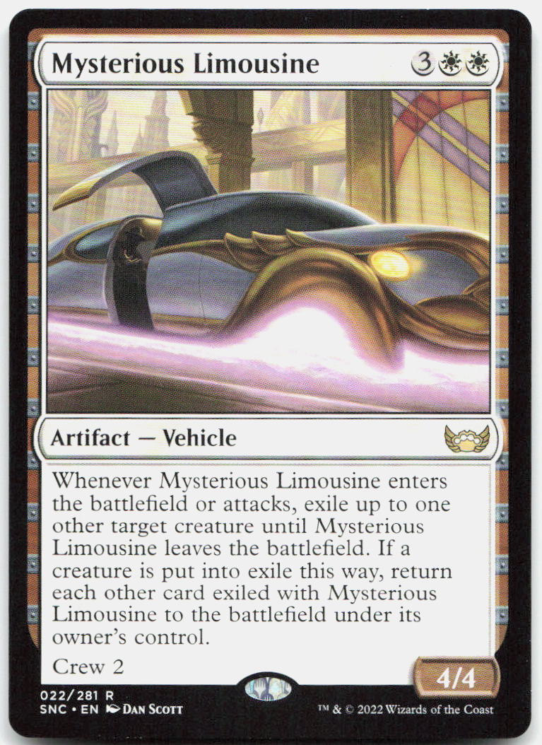 Mysterious Limousine NM R Streets of New Capenna 22