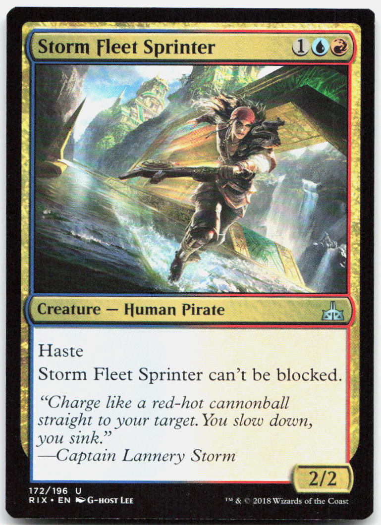 Storm Fleet Sprinter NM U Rivals of Ixalan 172