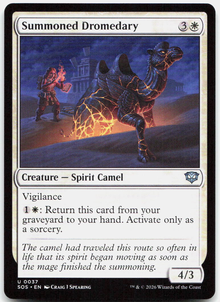 Summoned Dromedary NM U Secrets of Strixhaven 37