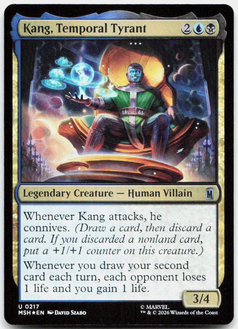 Kang, Temporal Tyrant NM Foil U Marvel Super Heroes 217
